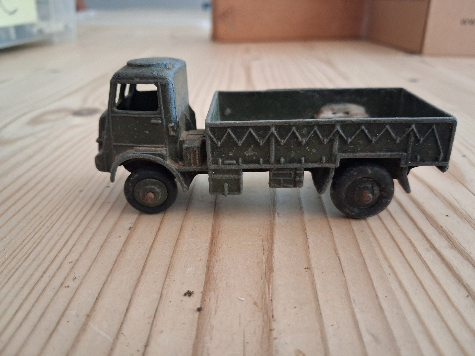 Dinky Toys Army Wagon, Hobby en Vrije tijd, Ophalen of Verzenden, Gebruikt, Bus of Vrachtwagen, Overige merken