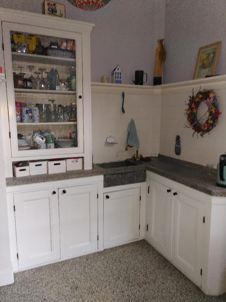 landelijke keuken, Huis en Inrichting, Keuken | Complete keukens, Ophalen, Gebruikt, Wit, Hoekkeuken
