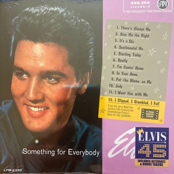 Elvis Presley - Something for Everybody (CD), Cd's en Dvd's, Met bonustracks, Ophalen of Verzenden, Nieuw in verpakking, Rock-'n-roll