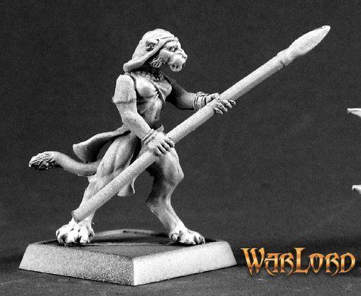Daughter of Sekhmet Catfolk 14510 (metal) Wargames, Verzenden, Figuurtje(s), NL, Reaper Miniatures