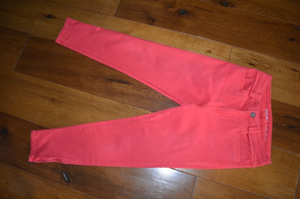 PaRami, leuke rode stretch broek, maat 38, Maat 38/40 (M), Para Mi, Ophalen of Verzenden, Zo goed als nieuw