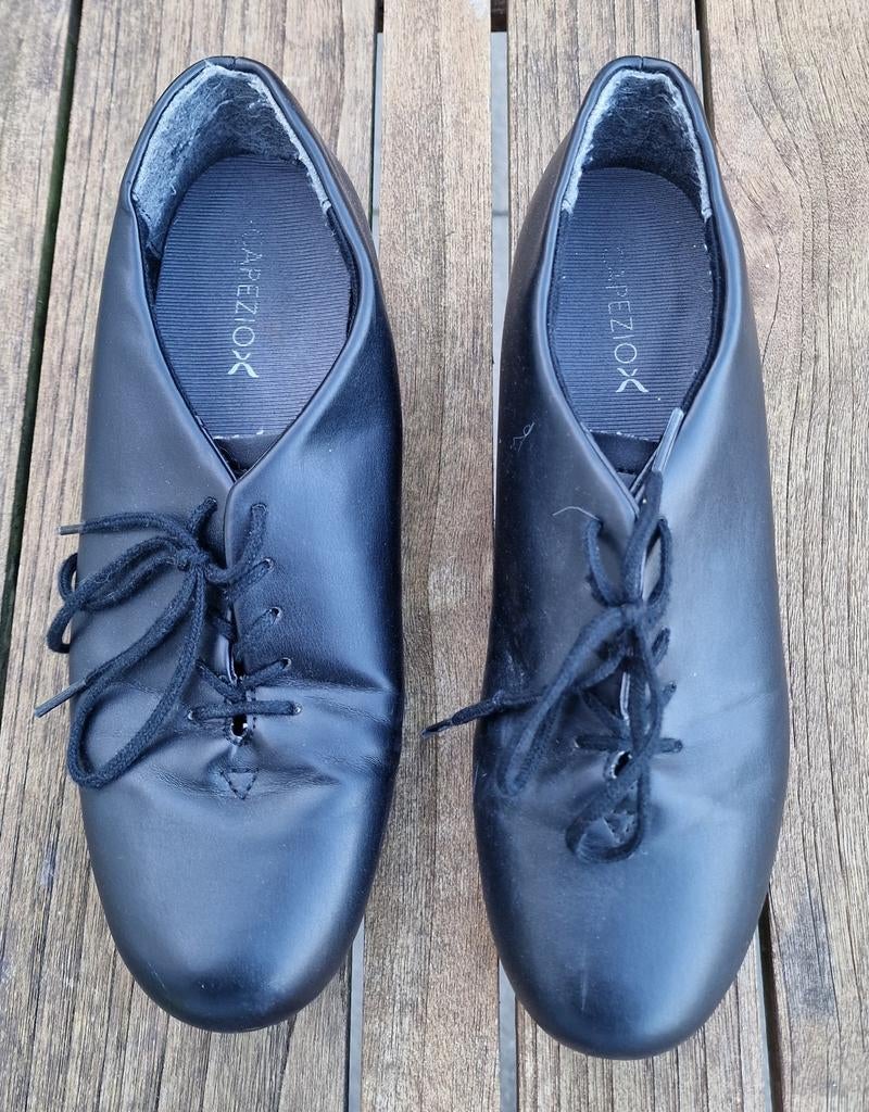 Capezio tapdans schoenen Tele-Tone –  zwarte leren, Ophalen of Verzenden, Gebruikt, Schoenen