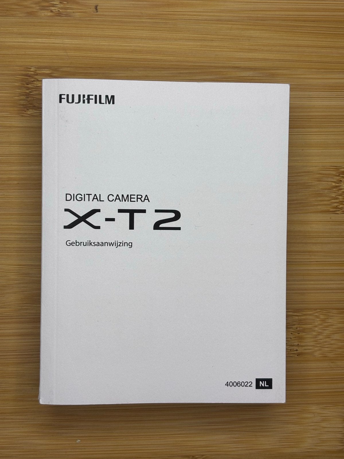 Fujifilm X-T2 Gebruiksaanwijzing nederlandstalig, Ophalen of Verzenden, Geen optische zoom