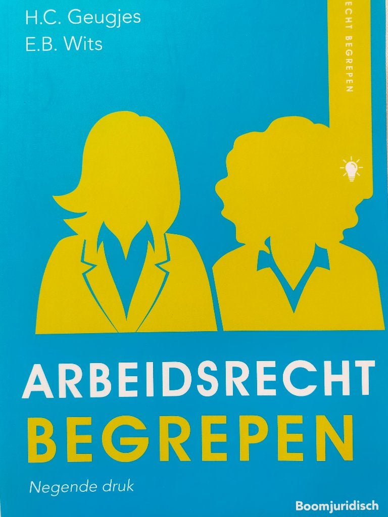 Arbeidsrecht Begrepen H.C Geugjes, Zo goed als nieuw, H.C Geugjes, Beta, HBO
