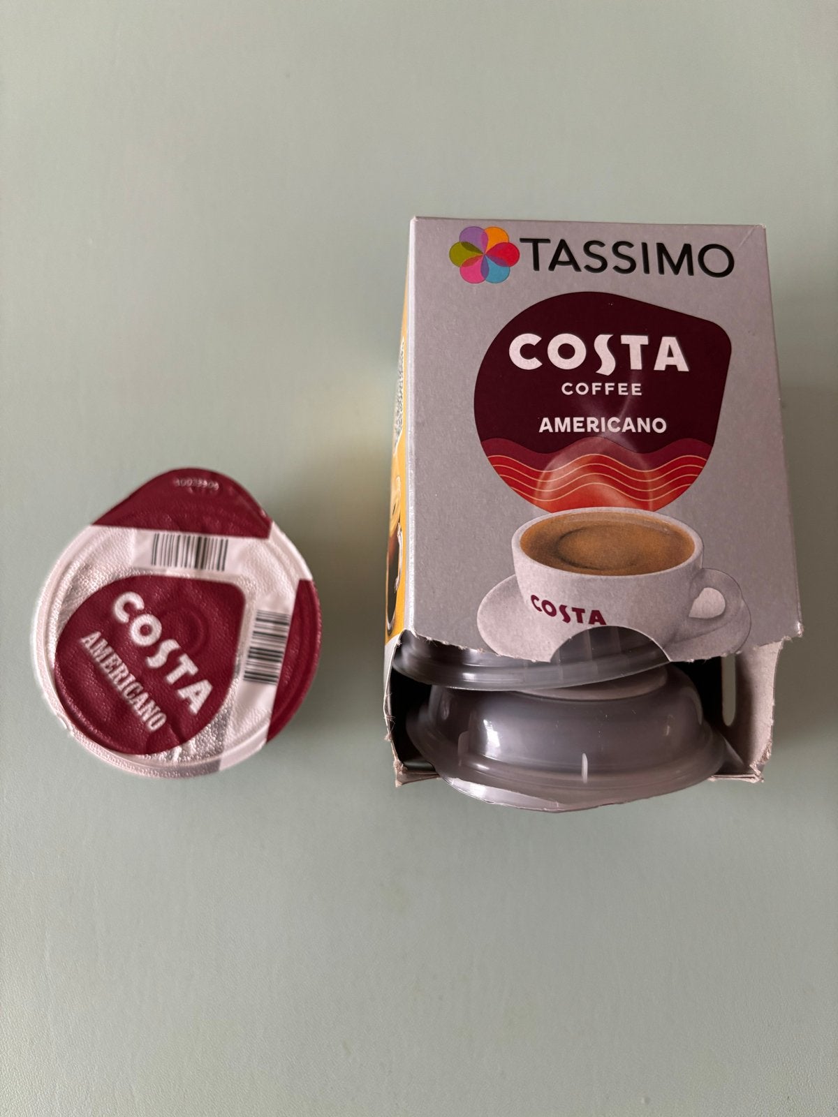 Tassimo Costa Americano Koffiepads koffiecups gratis, Koffiepads en cups, Overige modellen, Nieuw, Ophalen of Verzenden