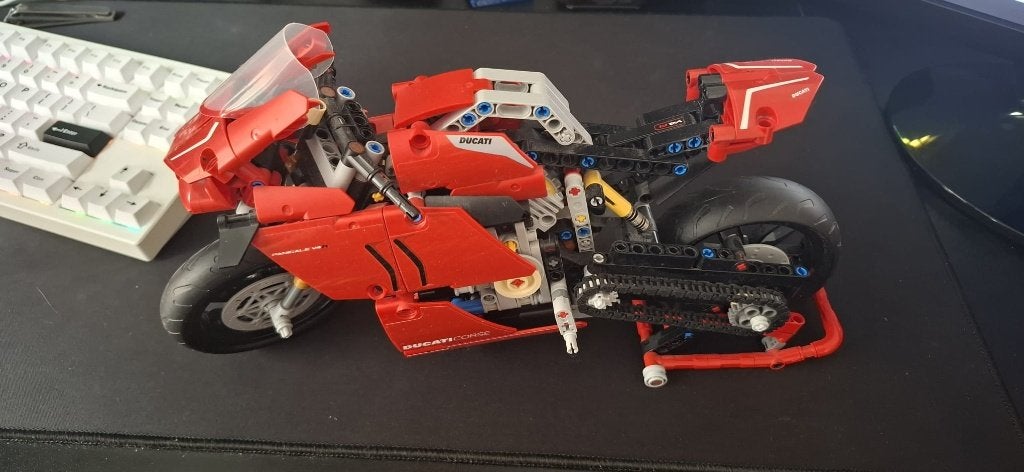 LEGO ducati Panigale V4R 42107, Ophalen, Gebruikt, Lego, Complete set