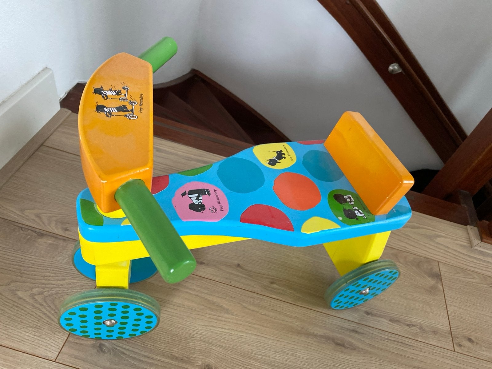Degelijke Houten loopfiets Jip en Janneke weinig gebruikt !, Ophalen of Verzenden, Zo goed als nieuw, Loopfiets