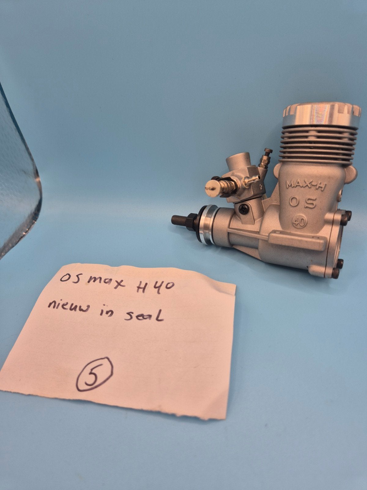 vintage OS Max-H 40 tweetakt gloeiplugmotor voor rc NIEUW, Ophalen of Verzenden, Nitro