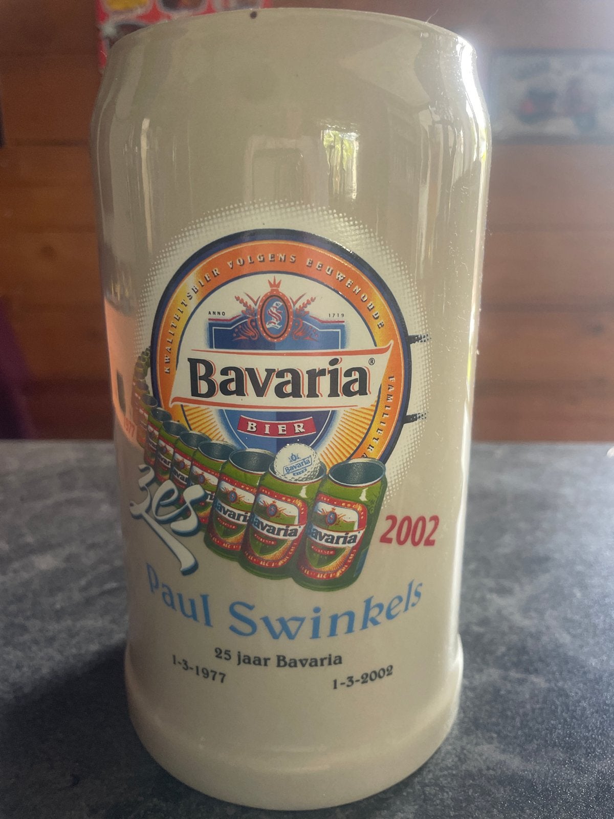 Bavaria Bierpul Paul Swinkels 25 Jaar Bavaria 2002, Verzamelen, Biermerken, Ophalen, Nieuw, Pul(len), Bavaria