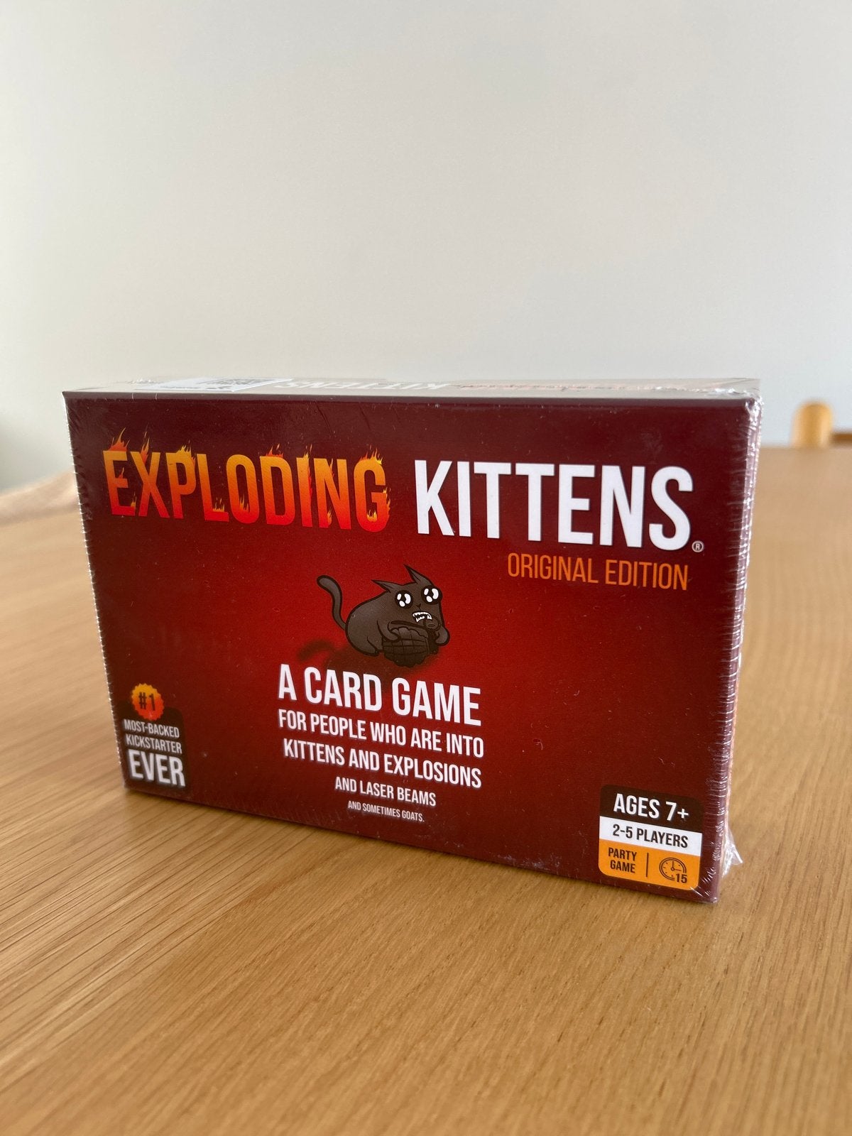 Exploding Kittens - Originele Editie (Nieuw in Verpakking), Drie of vier spelers, Ophalen of Verzenden, Nieuw