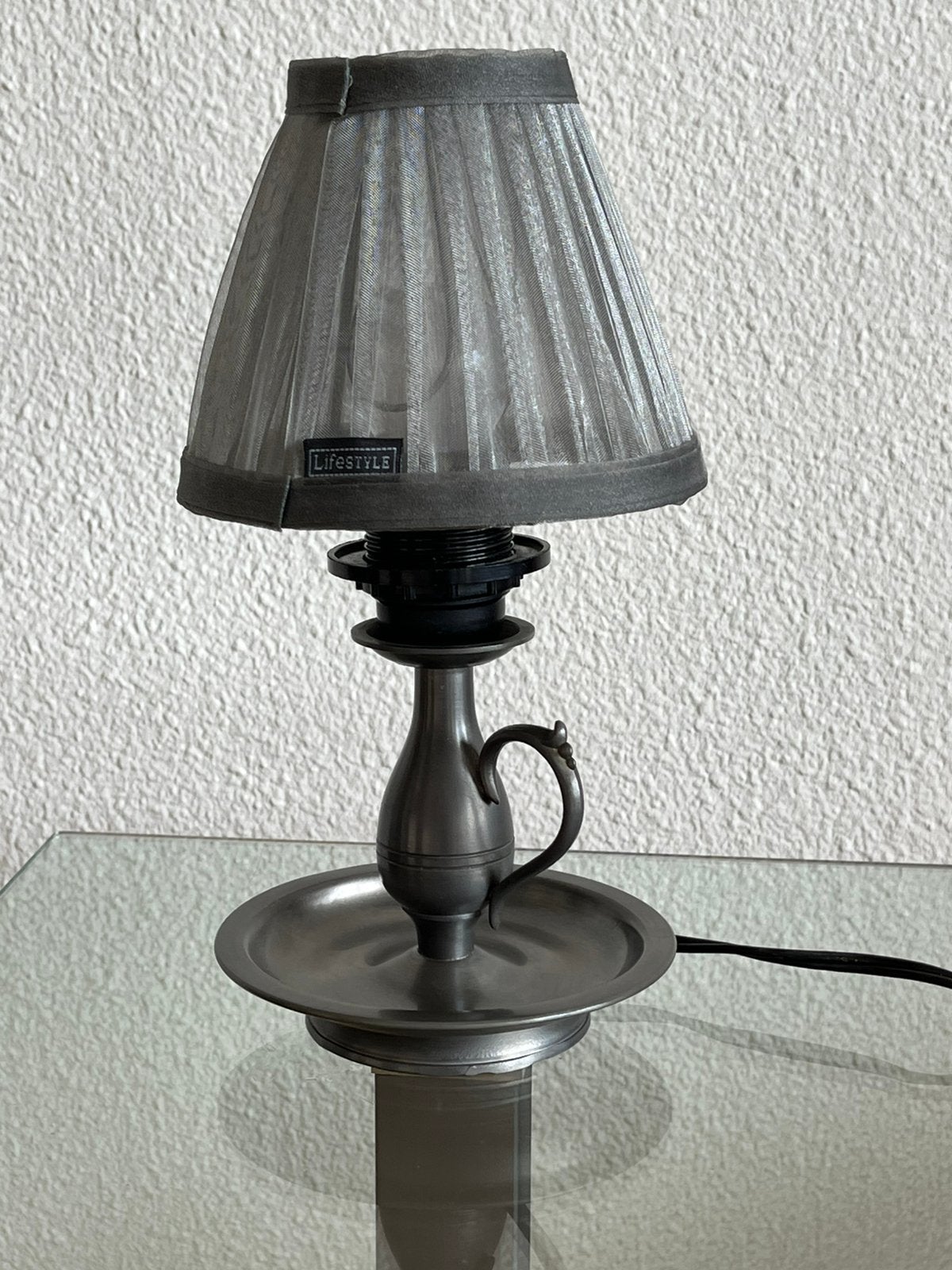 Tinnen lampje, Huis en Inrichting, Ophalen of Verzenden, Zo goed als nieuw
