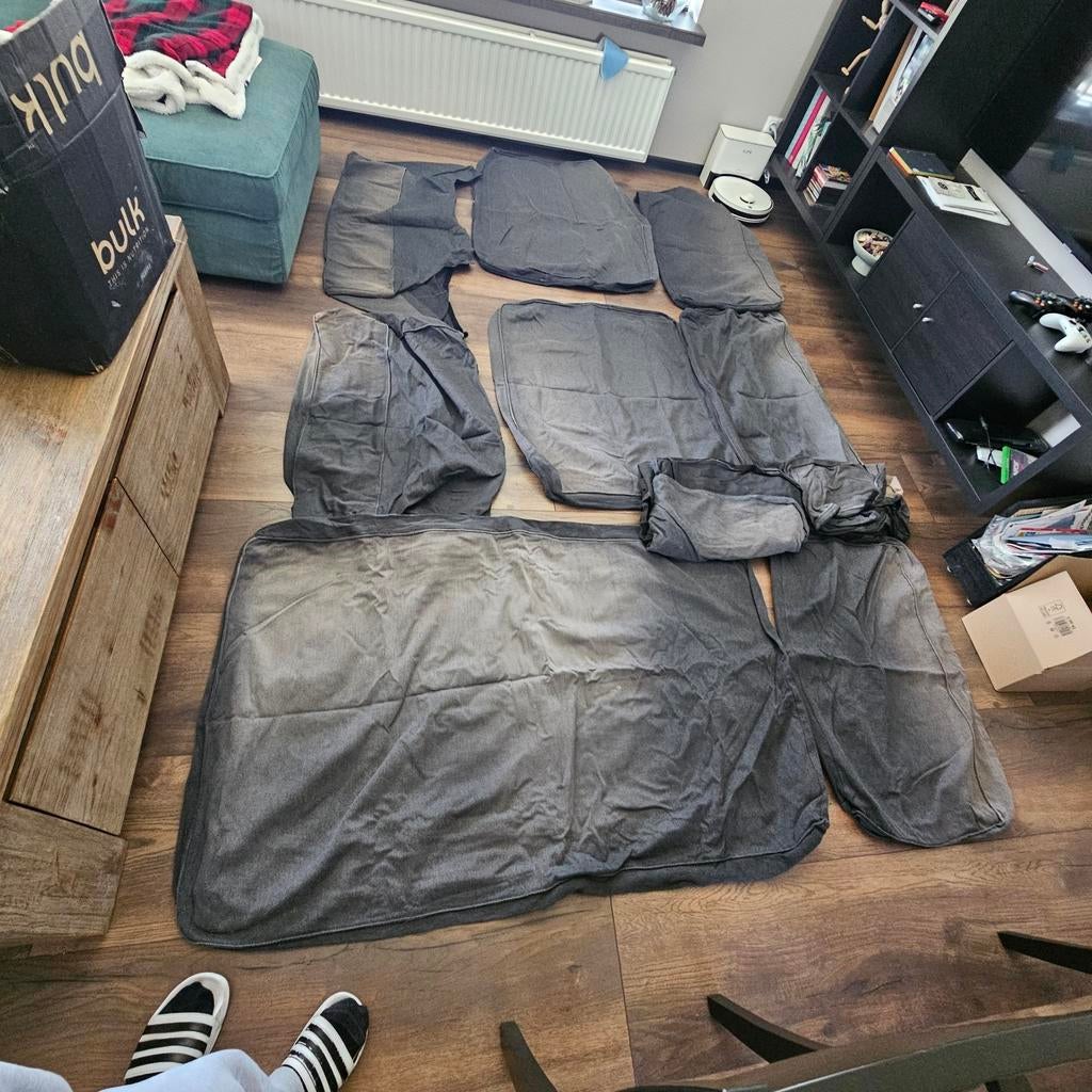 IKEA KIVIK Hoekbank Hoes 4/3-zits, Gebruikt, Hoekbank, 75 tot 100 cm, Ophalen of Verzenden