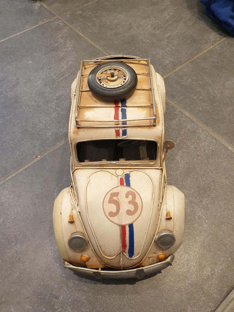 kever metaal vw volkswagen retro look herbie, Ophalen of Verzenden