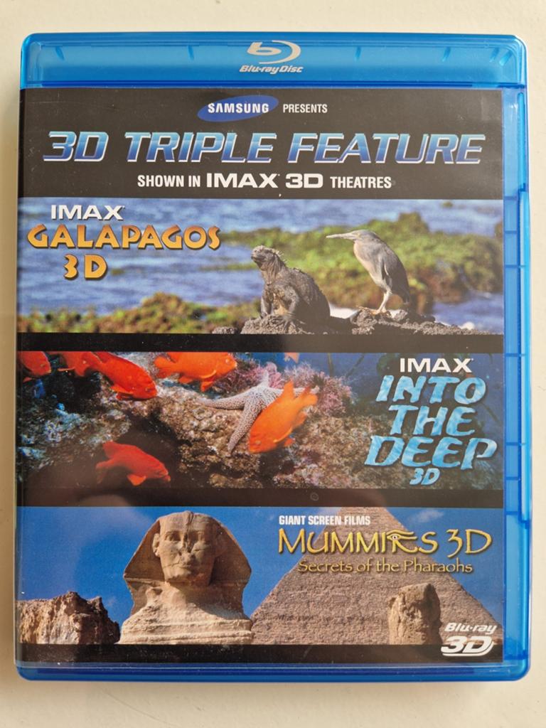 3D TRIPLE FEATURE [BLU-RAY] 3 IMAX Documentaire's, Cd's en Dvd's, Blu-ray, Zo goed als nieuw, Documentaire en Educatief, 3D, Verzenden