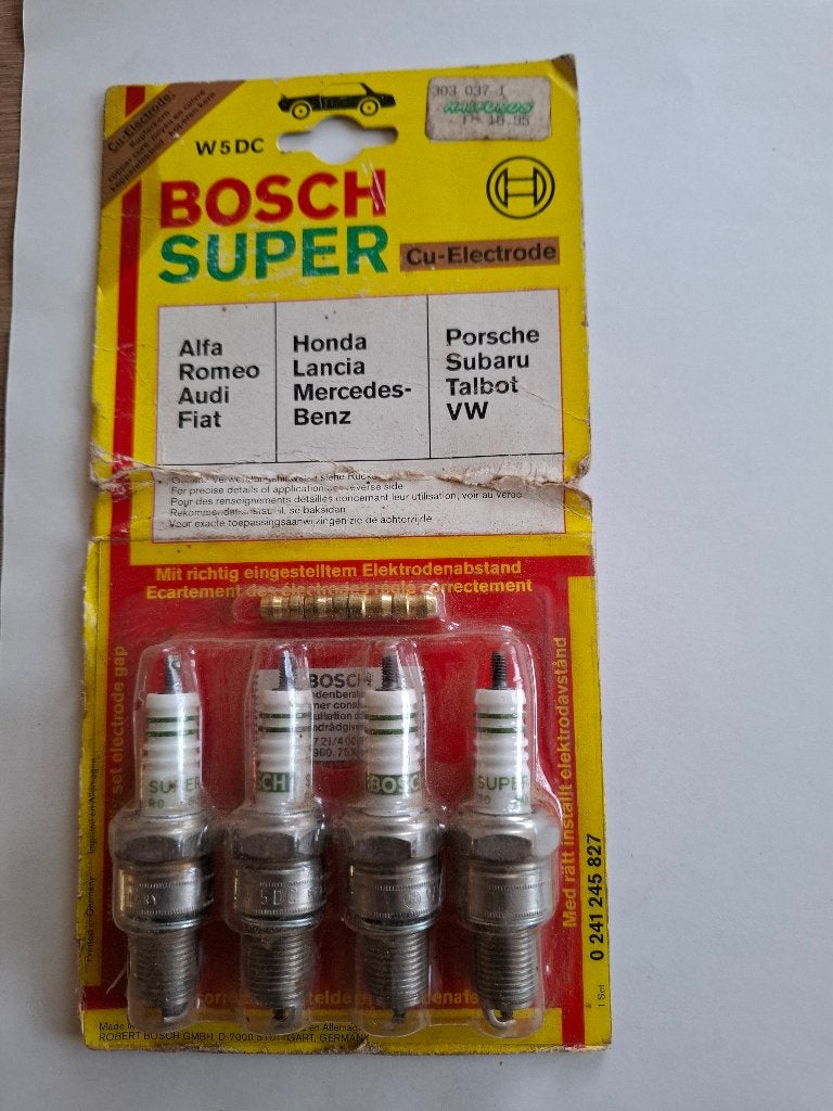 Bosch bougies W5dc o.a. mercedes,honda,alfa, zie verpakking, Ophalen of Verzenden, Nieuw, Mercedes-Benz