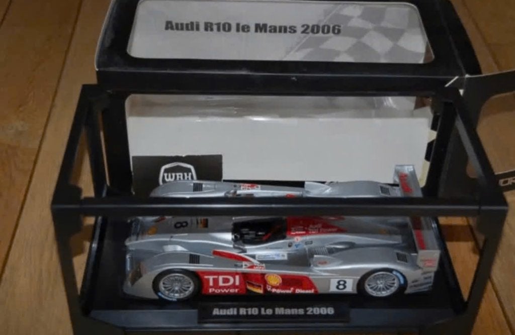 1:18 AUDI R10 TDI #8 LEMANS 2006 NOREV in box WRH, Hobby en Vrije tijd, Verzenden, Zo goed als nieuw, Auto, Norev