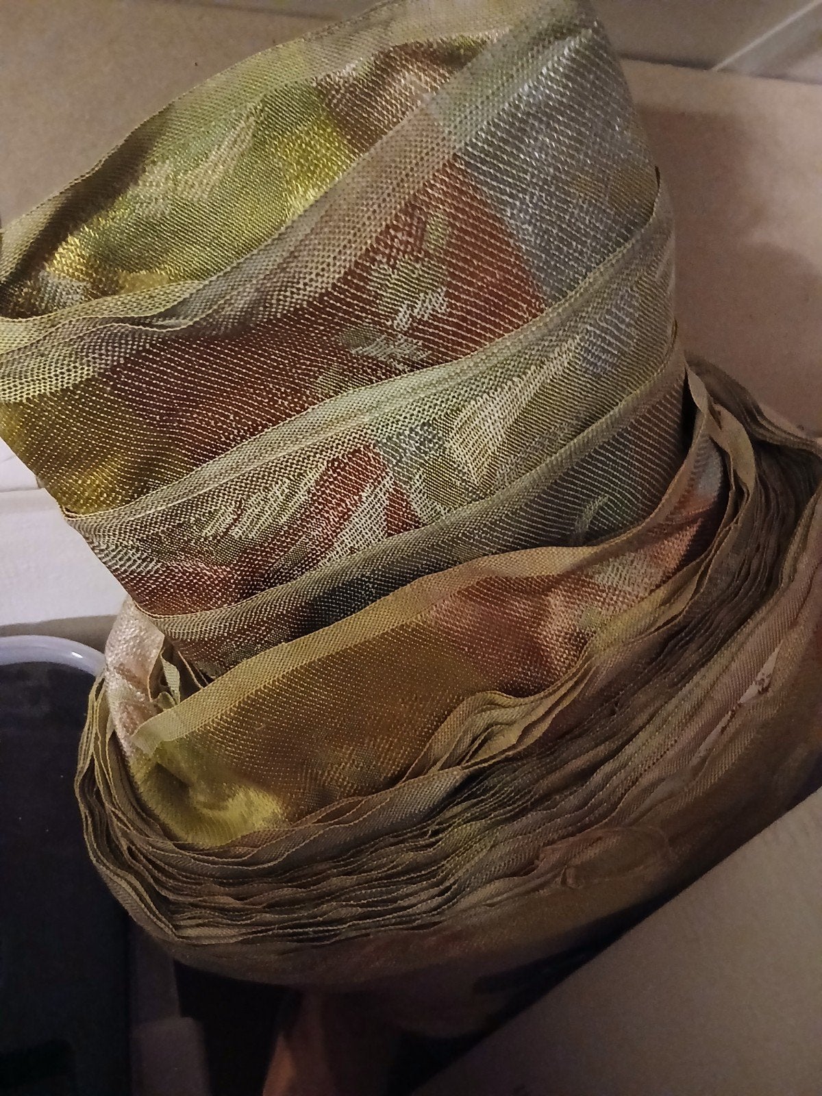 Vele meters brocante stof, Ophalen, Meerkleurig, Overige materialen