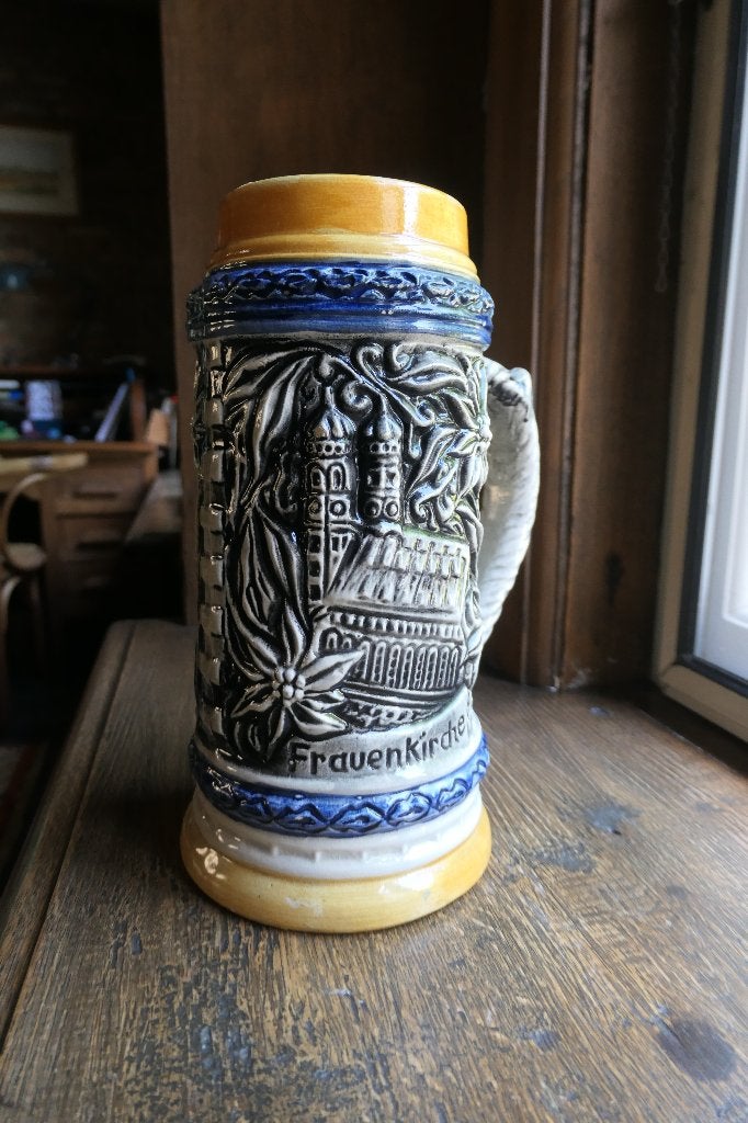Hofbräuhaus Frauenkirche bierpul 901, Ophalen of Verzenden, Gebruikt, Pul(len), Overige merken
