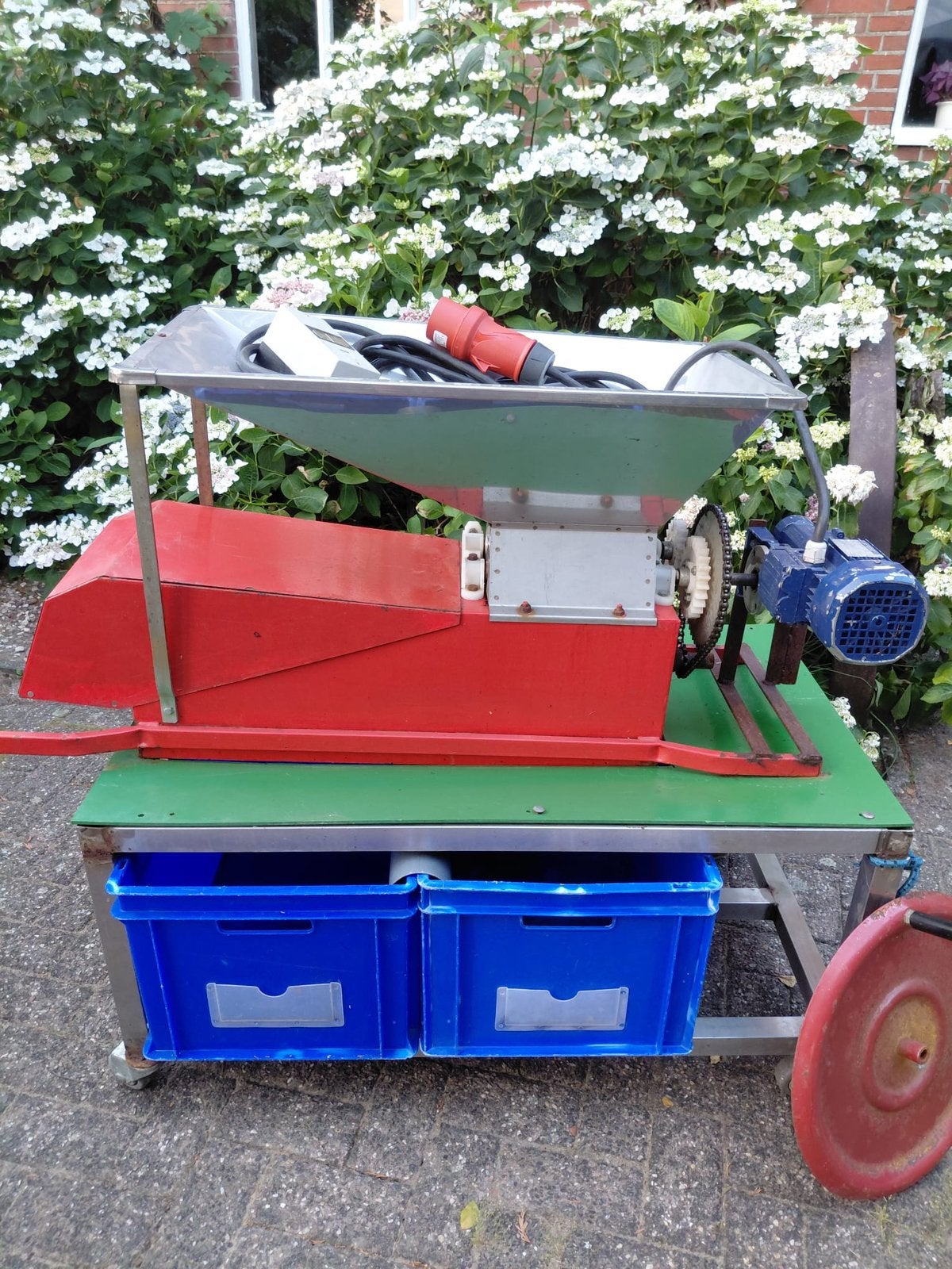 Druiven ontsteelmachine., Ophalen of Verzenden, Gebruikt
