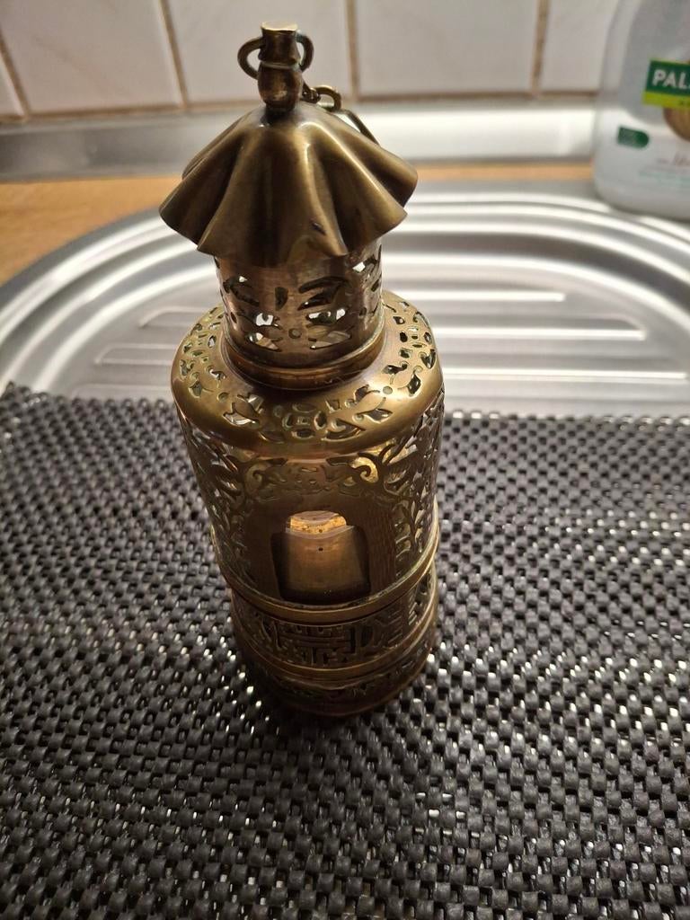 Antiek  geur brander  hoogte 19cm, Ophalen of Verzenden