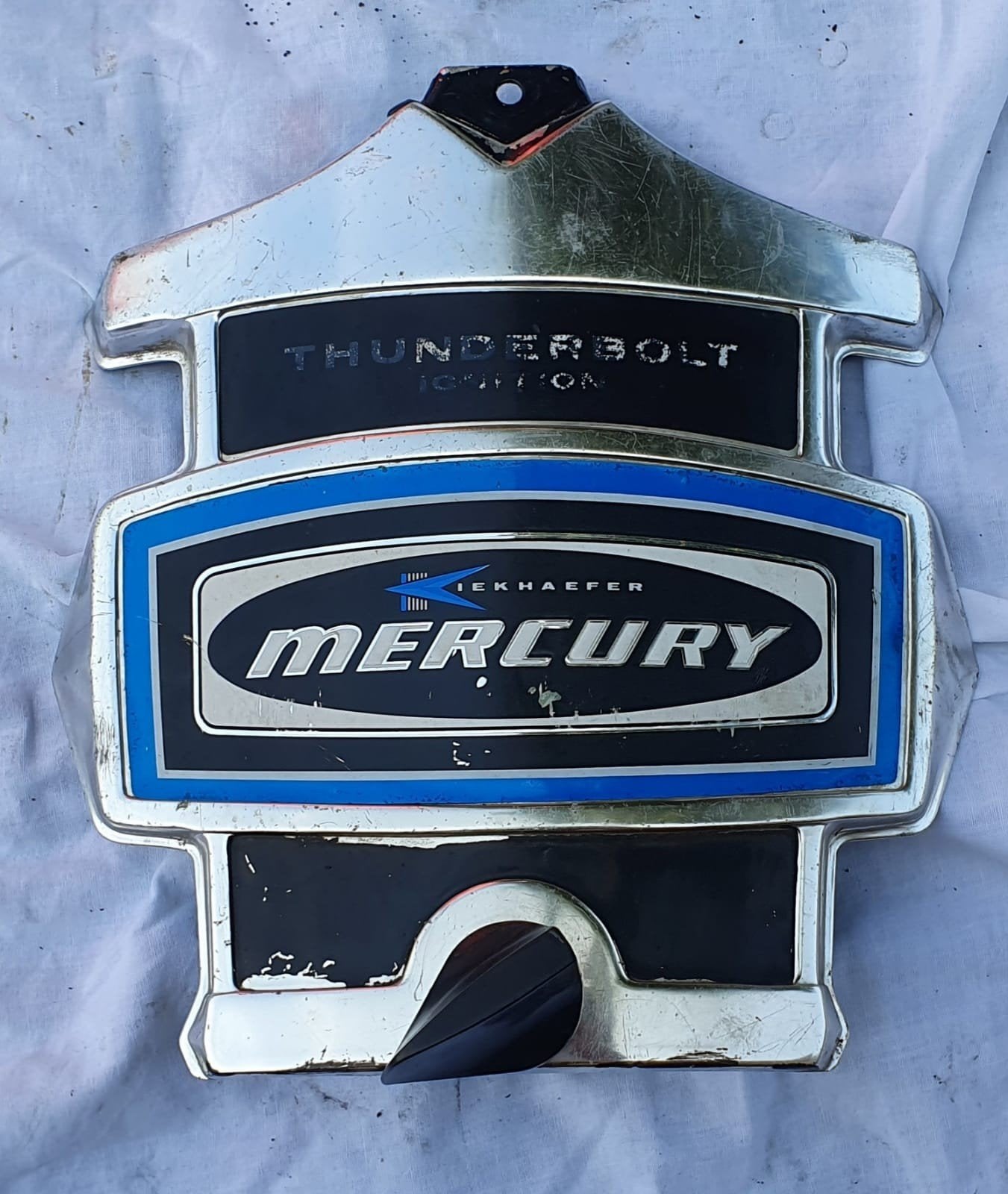 zeer mooie kap compleet en trek starter Mercury 50 pk blauw, Watersport en Boten, Ophalen of Verzenden, Zo goed als nieuw, Motor en Techniek