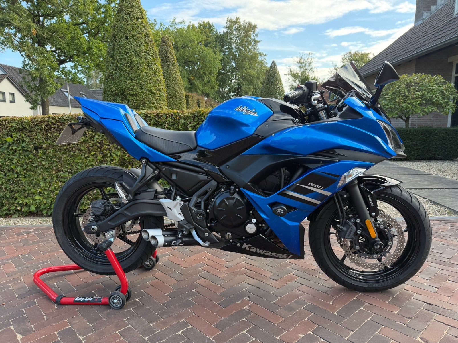 Kawasaki Ninja 650 | 2018 | Blauw | A2 (35 kW) | Full Option, Motoren, 2 cilinders, ABS, Gebruikt, Super Sport