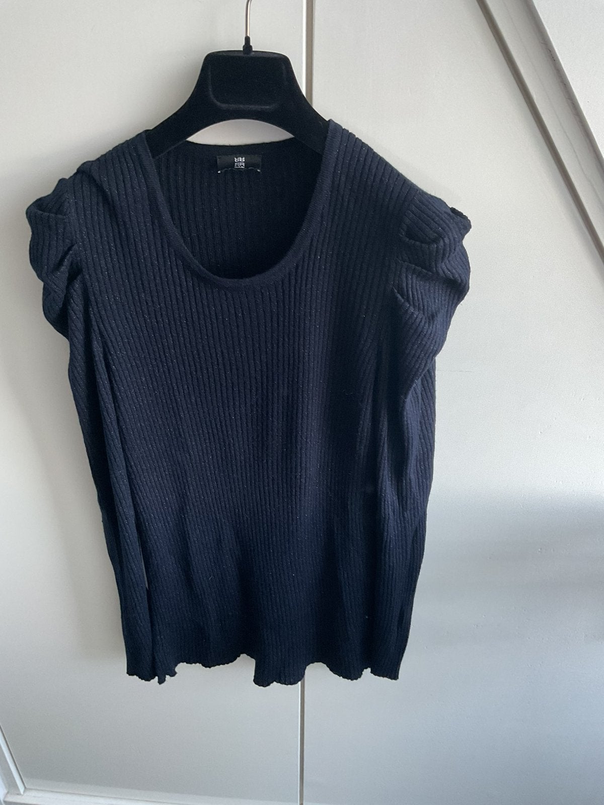 Riani donkerblauw truitje met glitter maat 44, Kleding | Dames, Ophalen of Verzenden, Zo goed als nieuw, Maat 42/44 (L), Blauw