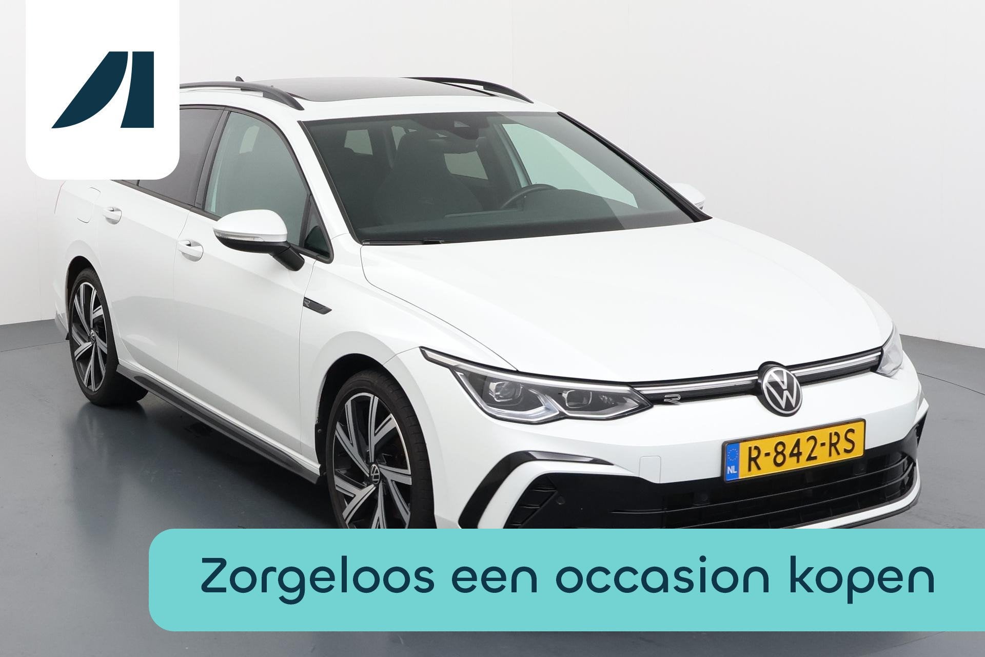 Volkswagen Golf Variant 1.5 TSI R-Line Business+ Praktisch e, Auto's, Voorwielaandrijving, 4 cilinders, 1261 kg, Wit