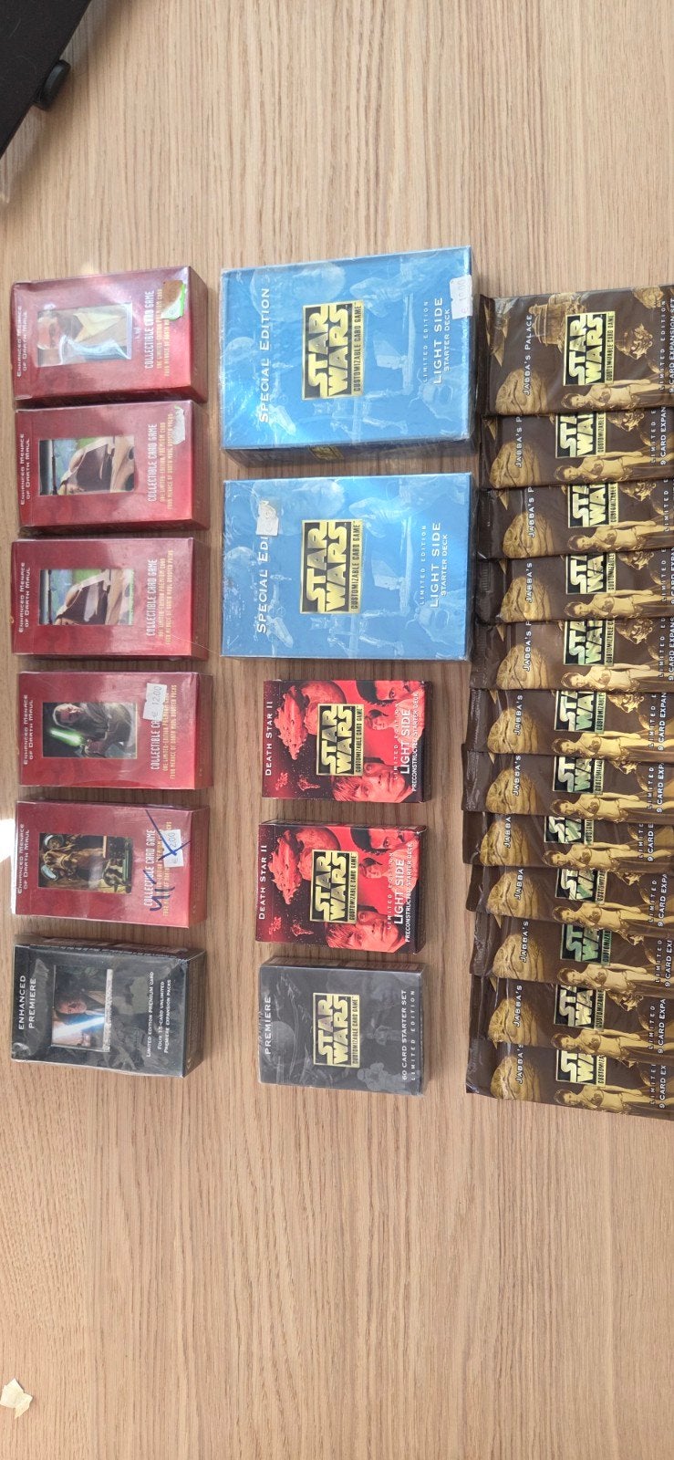 Star Wars CCG Verzameling: Gesealde Booster Packs & Decks, Ophalen of Verzenden, Zo goed als nieuw