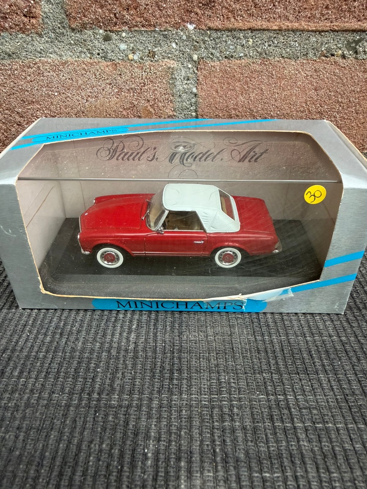 1:43 Minichamps Mercedes 280 SL ‘Pagode’, Ophalen of Verzenden, Zo goed als nieuw, Auto, MiniChamps