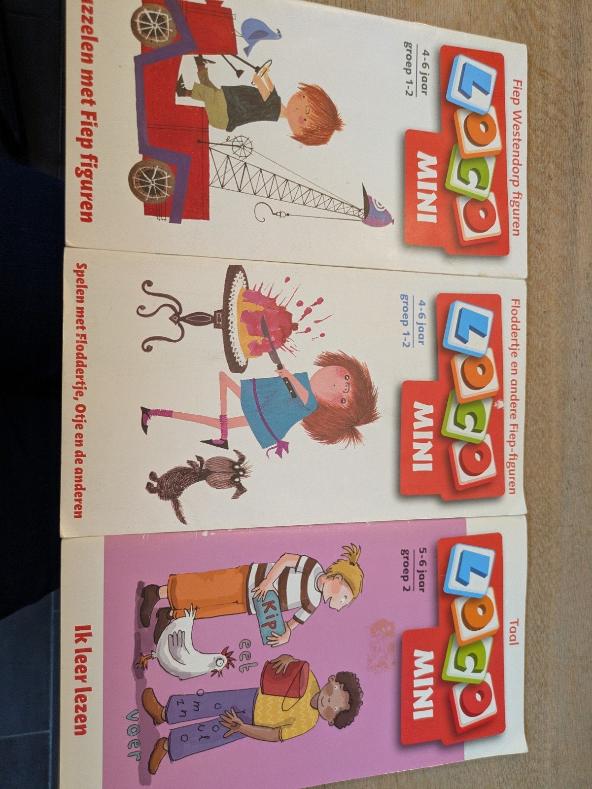 Loco Mini boekjes: Fiep Westendorp, Floddertje, Ik leer lez, Ophalen of Verzenden, Gebruikt, Puzzelen
