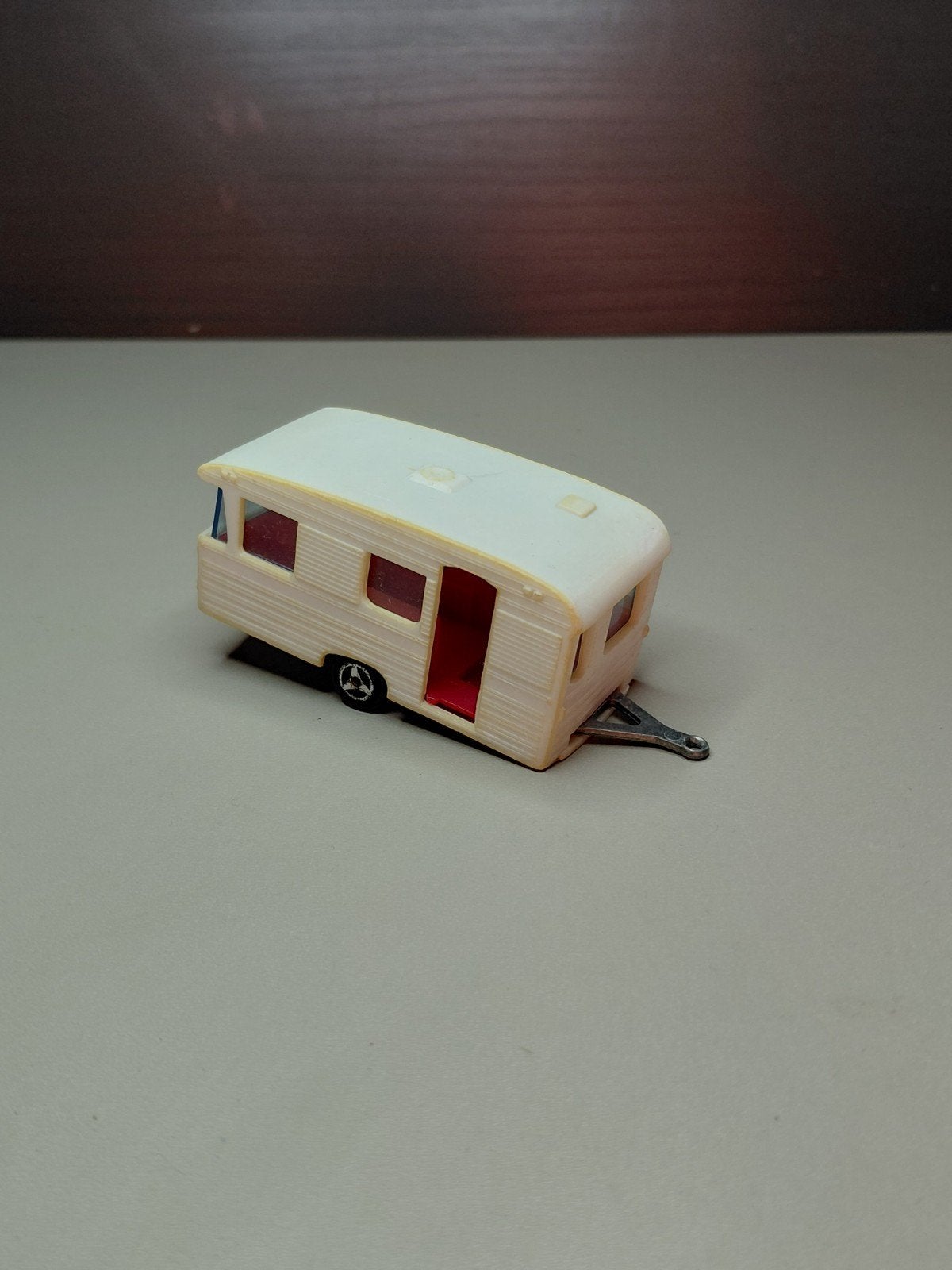 Vintage Majorette Caravan - Made in France, Ophalen of Verzenden, Gebruikt, Auto
