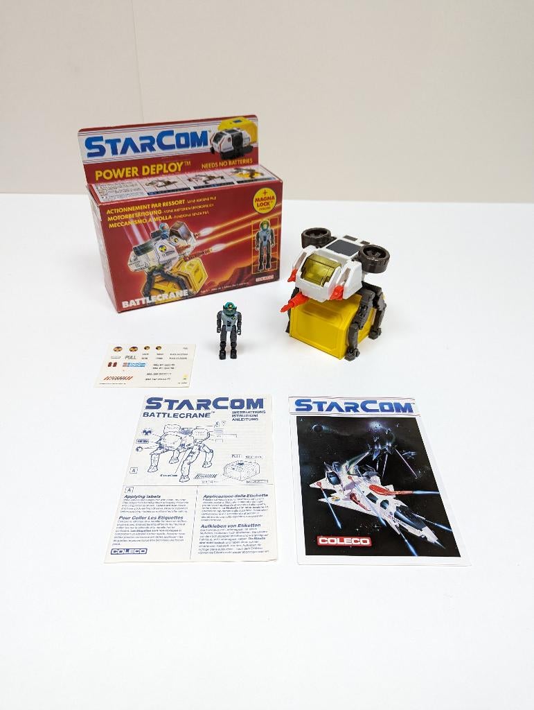 COLECO StarCom Battlecrane w/booklet en doos, Verzamelen, Speelgoed, Ophalen of Verzenden, Gebruikt