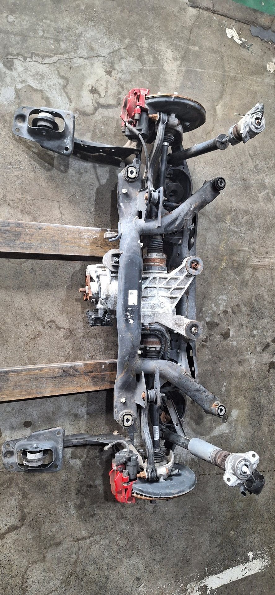 Complete Achteras Subframe Audi S3 RS3 Golf R 4x4 5Q0505235J, Gebruikt, -, -, -