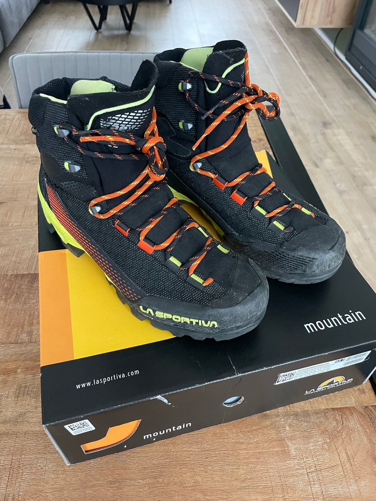 La Sportiva Aequilibrium ST GTX Alpinisme Schoenen Maat 42,5, Sport en Fitness, Ophalen of Verzenden, Zo goed als nieuw, Schoenen