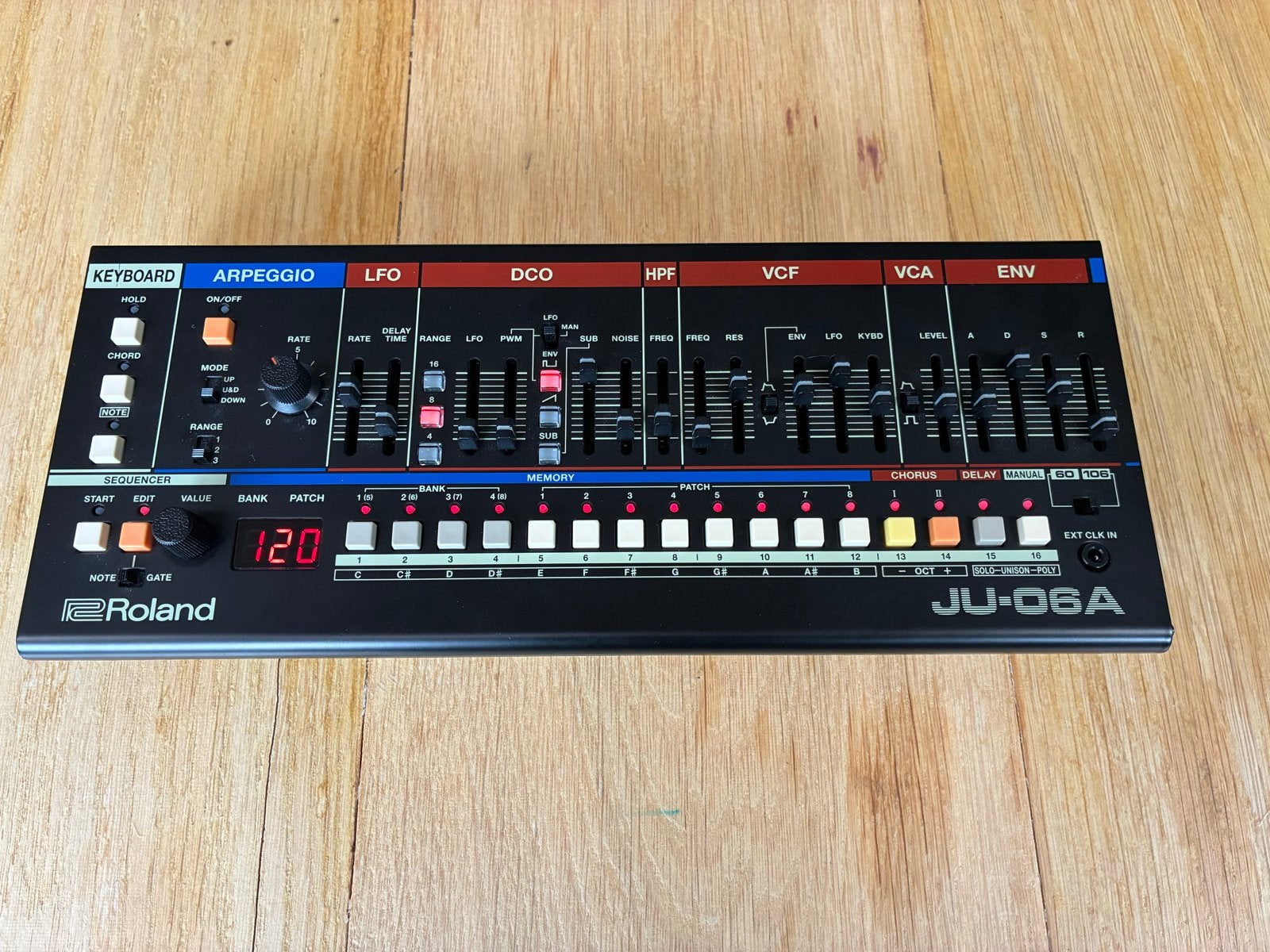 Roland JU-06A Boutique Synthesizer, Muziek en Instrumenten, Ophalen, Roland, Overige aantallen, Zo goed als nieuw