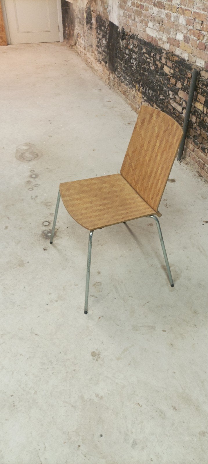 vintage stoelen ( 4 stuks), Ophalen, Gebruikt, Bruin, Vintage