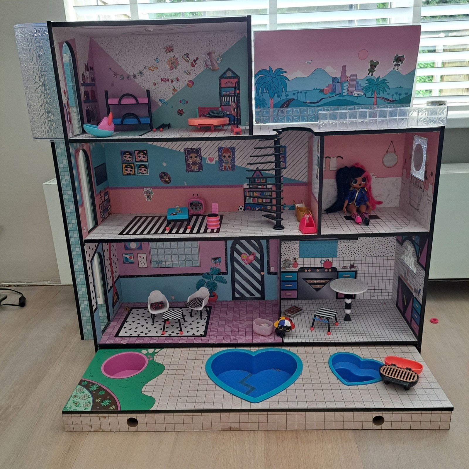 Lol poppenhuis, lol camper, lol pop-up store en bak lol spul, Ophalen of Verzenden, Poppenhuis