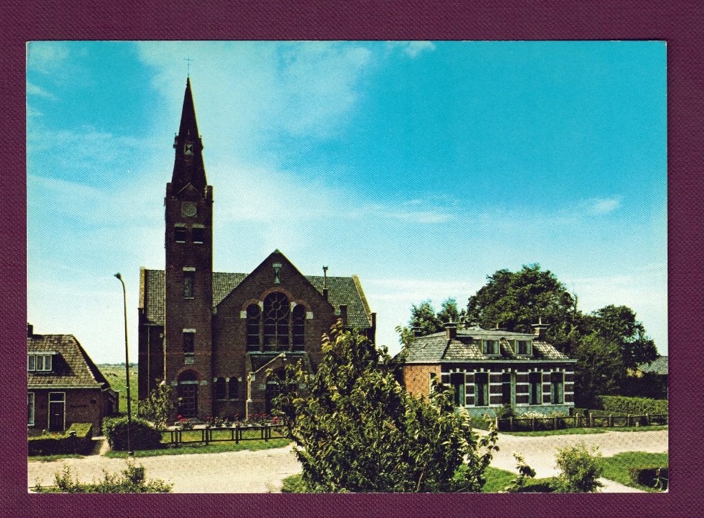 Lollum (Frl.) - Geref. Kerk - Ong., Ophalen of Verzenden, 1960 tot 1980, Ongelopen, Friesland