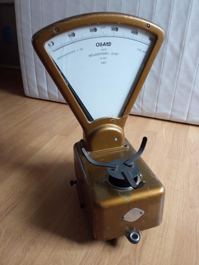 Vintage Olland weegschaal, Ophalen