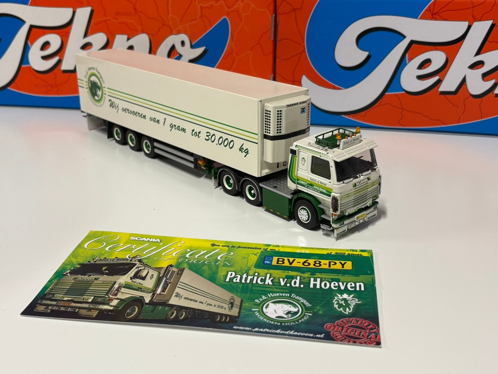 Tekno Patrick vd Hoeven 142, Hobby en Vrije tijd, Ophalen of Verzenden, Zo goed als nieuw, Bus of Vrachtwagen, Tekno