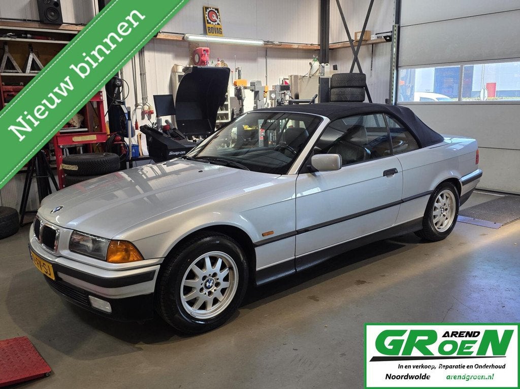 BMW 3-serie Cabrio 318i ExecutiveComfort cruise clima airco, Auto's, Euro 2, 1345 kg, Achterwielaandrijving, Gebruikt