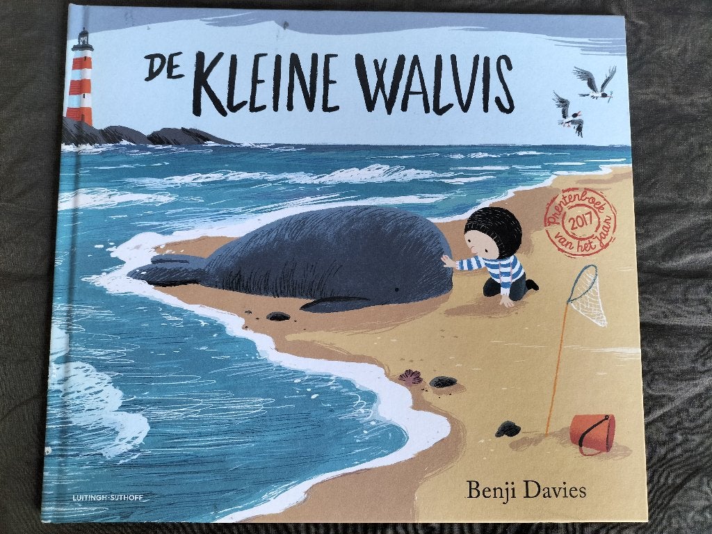 Benji Davies - De kleine walvis, Boeken, Ophalen of Verzenden, Gelezen, Benji Davies, 3 tot 4 jaar