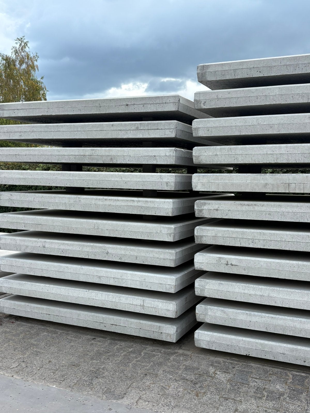 Betonplaten 200x200x16cm glad, Doe-het-zelf en Verbouw, Platen en Panelen, Ophalen of Verzenden, Zo goed als nieuw