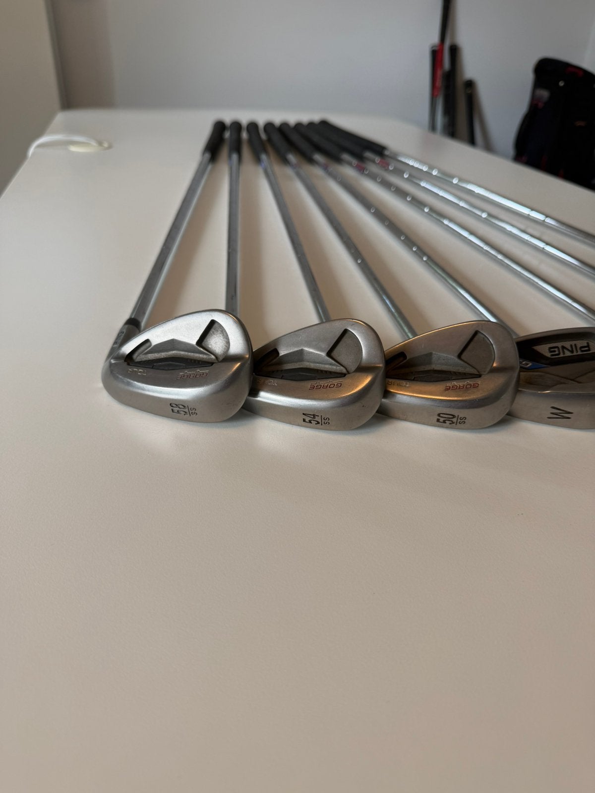 Ping G30 58-5 - R flex staal - Testen ok! Wedges ook los, Ping, Gebruikt, -, -