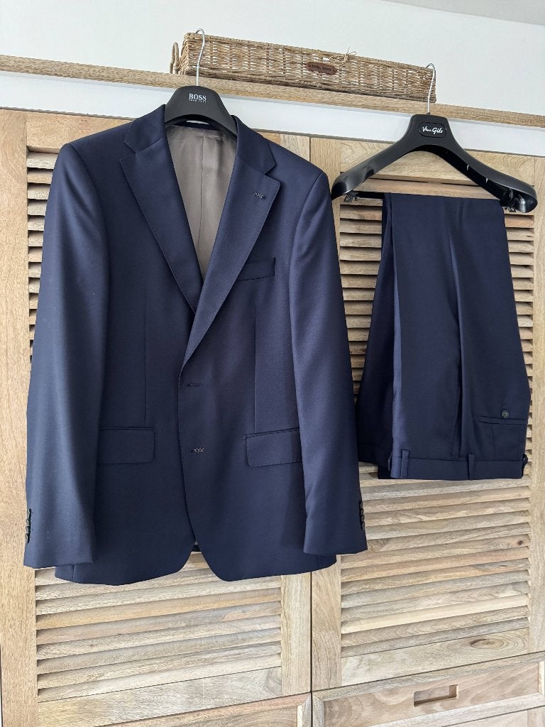 Prachtig nieuw pak V Gils Blauw Maat 50, Kleding | Heren, Kostuums en Colberts, Ophalen of Verzenden, Nieuw, Maat 48/50 (M), Blauw