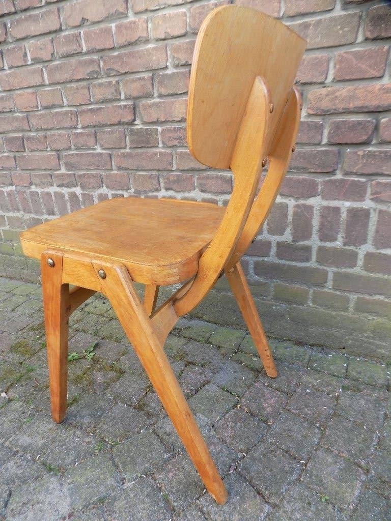 Vintage stoel 1960 sixties bureaustoel eetkamerstoel, Ophalen of Verzenden