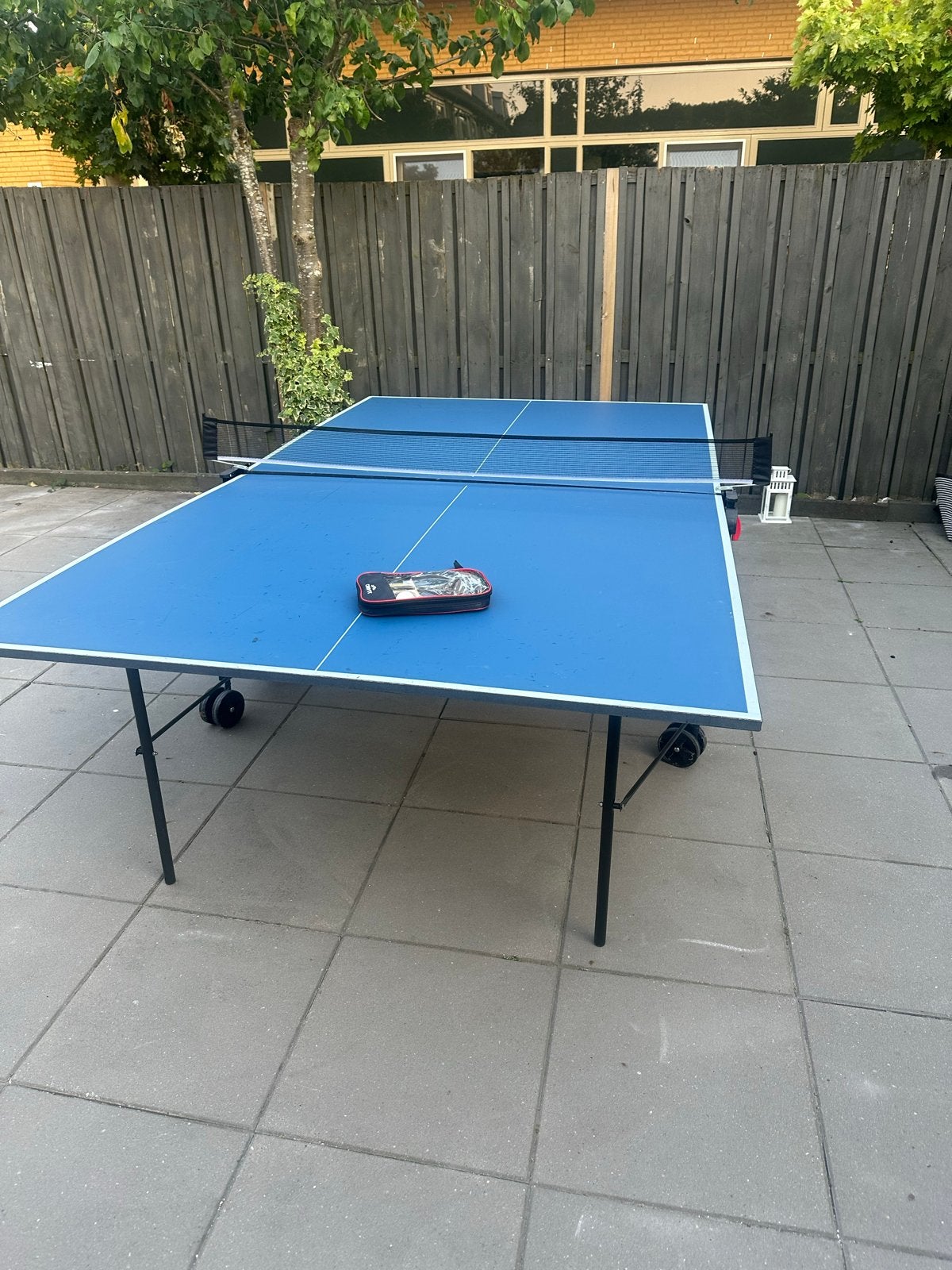 Buffalo Tafeltennistafel - Inklapbaar & Verrijdbaar, Ophalen of Verzenden, Gebruikt, Tafel Outdoor, Inklapbaar