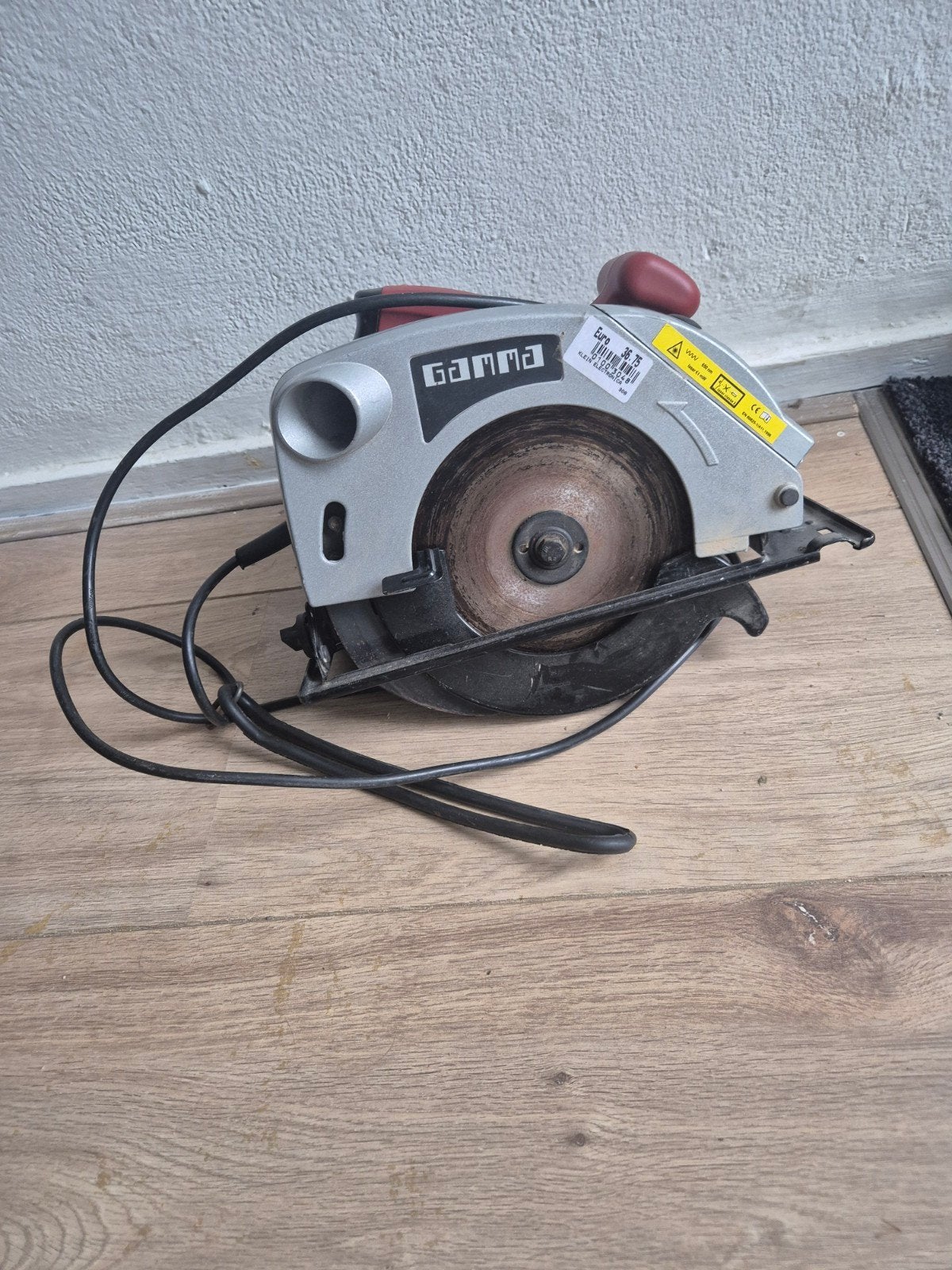te koop zaag goed  gamma, Gebruikt, Cirkelzaag, 600 tot 1200 watt, Ophalen of Verzenden