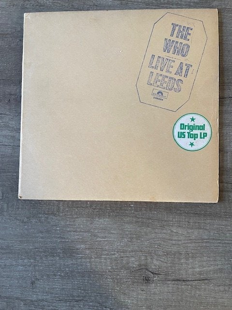 LP The Who - Live At Leeds - 1970, Ophalen of Verzenden, Gebruikt, 12 inch, Poprock